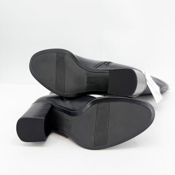 Naturalizer Womens Kyrie Knee High Boots US 7 M Wide Calf Black Leather NIB - Picture 9 of 10